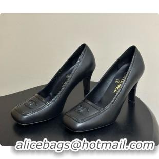 Big Discount Chanel Lambskin & Patent Calfskin Pump G47518 Black 2026