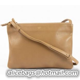 Top Grade Celine Large Trio Crossbody Bag In Lambskin C11954 Camel