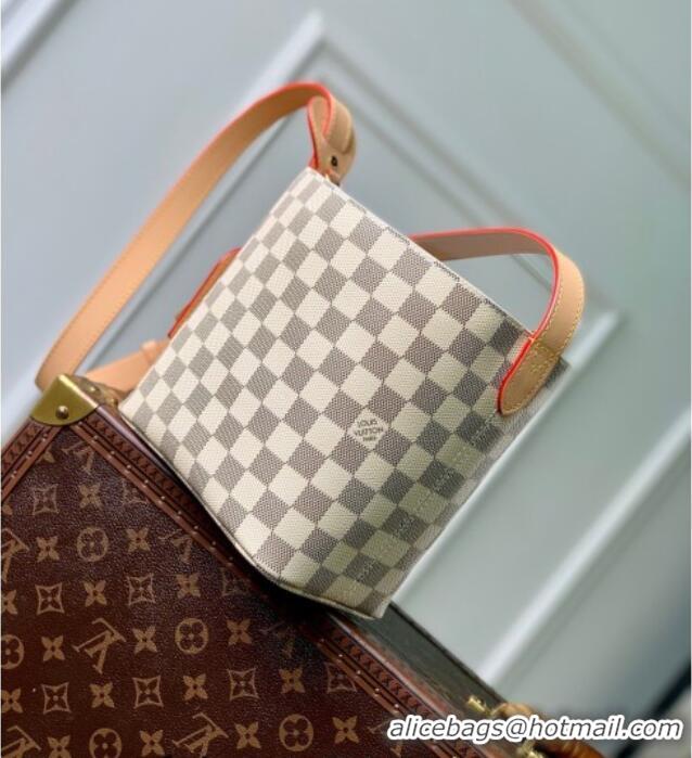 Buy Discount Louis Vuitton Damier Azur Canvas All In BB Bucket Bag N40855 2026