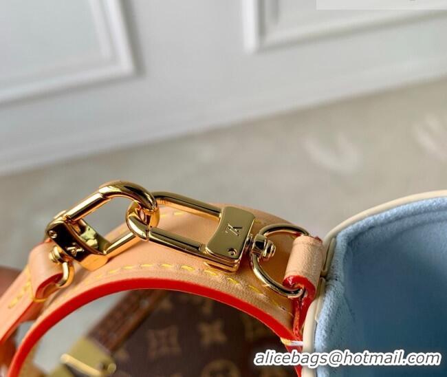 Buy Discount Louis Vuitton Damier Azur Canvas All In BB Bucket Bag N40855 2026