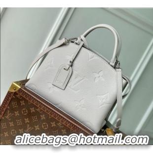 Luxury Discount Louis Vuitton Petit Palais Tote Bag in Monogram Leather M13803 Brume Grey 2026