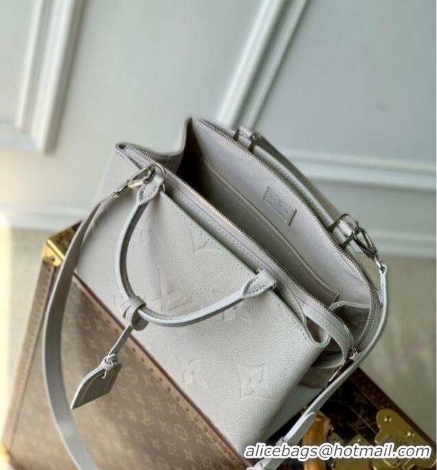 Luxury Discount Louis Vuitton Petit Palais Tote Bag in Monogram Leather M13803 Brume Grey 2026