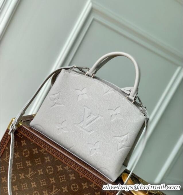 Luxury Discount Louis Vuitton Petit Palais Tote Bag in Monogram Leather M13803 Brume Grey 2026