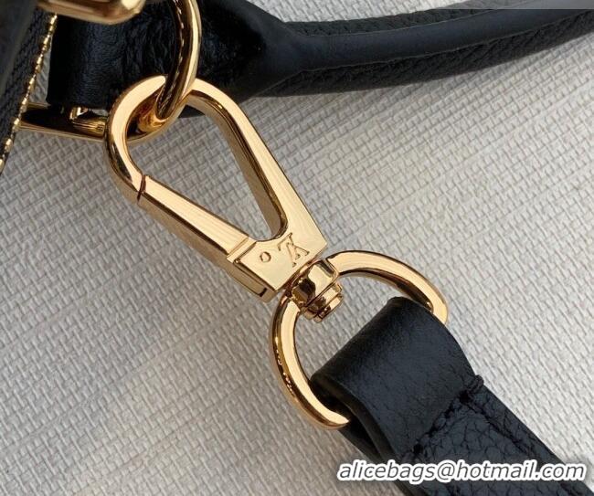 Trendy Design Louis Vuitton Petit Palais Tote Bag in Bi-Color Monogram Leather M58913 Black/Beige 2026