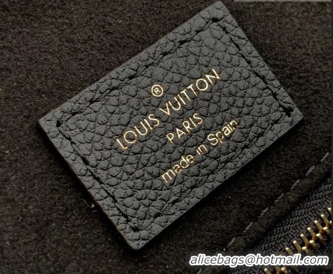Trendy Design Louis Vuitton Petit Palais Tote Bag in Bi-Color Monogram Leather M58913 Black/Beige 2026