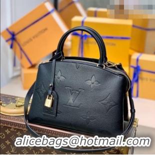 Best Price Louis Vuitton Petit Palais Tote Bag in Monogram Leather M58916 Black 2026