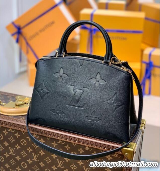 Best Price Louis Vuitton Petit Palais Tote Bag in Monogram Leather M58916 Black 2026