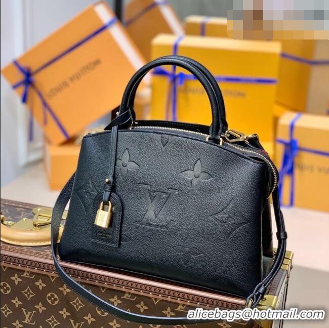 Best Price Louis Vuitton Petit Palais Tote Bag in Monogram Leather M58916 Black 2026