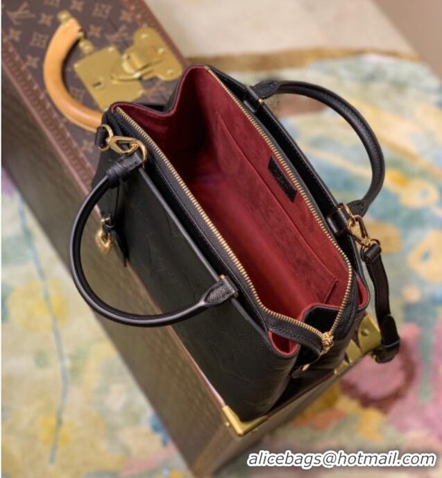 Best Price Louis Vuitton Petit Palais Tote Bag in Monogram Leather M58916 Black 2026