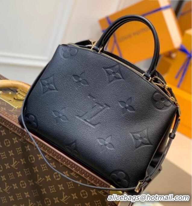 Reasonable Price Louis Vuitton Petit Palais Large Tote Bag in Monogram Leather M45811 Black 2026