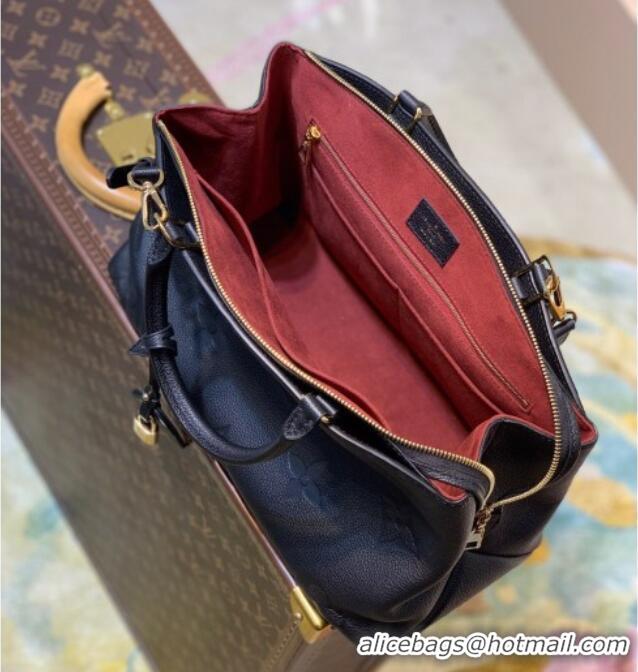 Reasonable Price Louis Vuitton Petit Palais Large Tote Bag in Monogram Leather M45811 Black 2026