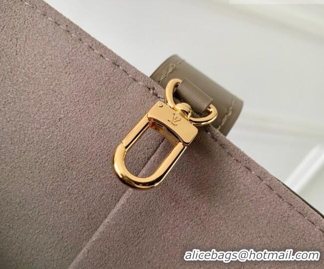 Best Price Louis Vuitton All In GM Bucket Bag in Smoke Grey Grained Monogram Leather M25823 2026
