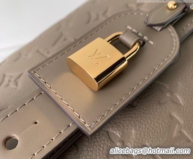 Best Price Louis Vuitton All In GM Bucket Bag in Smoke Grey Grained Monogram Leather M25823 2026