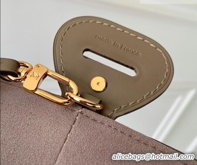 Best Price Louis Vuitton All In GM Bucket Bag in Smoke Grey Grained Monogram Leather M25823 2026