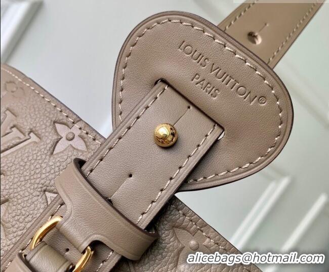 Best Price Louis Vuitton All In GM Bucket Bag in Smoke Grey Grained Monogram Leather M25823 2026