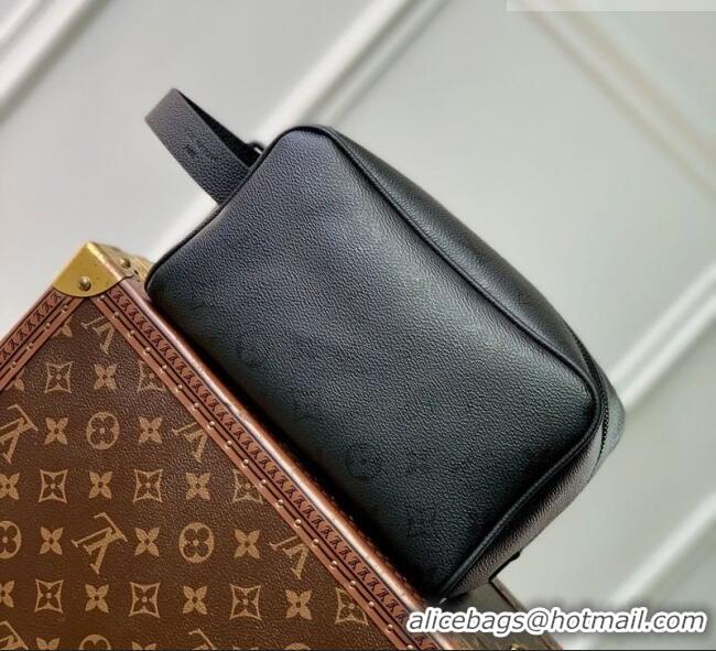 Classic Discount Louis Vuitton Locker Dopp Kit Clutch in Black Monogram Midnight Canvas M26810 2026