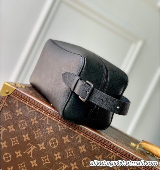 Classic Discount Louis Vuitton Locker Dopp Kit Clutch in Black Monogram Midnight Canvas M26810 2026