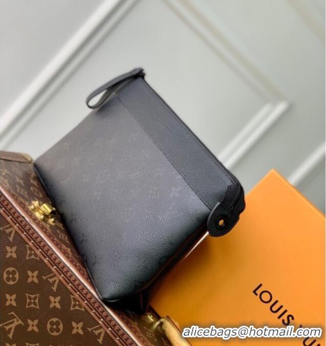 Well Crafted Louis Vuitton Pochette Voyage Souple Pouch in Monogram Midnight Canvas M26741 2026