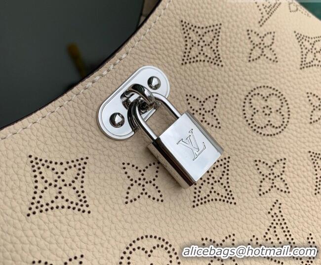 Big Discount Louis Vuitton All Around PM Bag in Perforated Mahina Leather M27336 Beige 2026