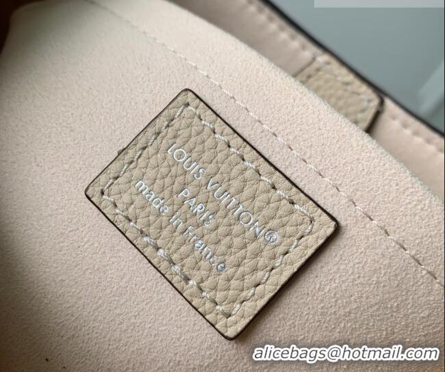 Big Discount Louis Vuitton All Around PM Bag in Perforated Mahina Leather M27336 Beige 2026