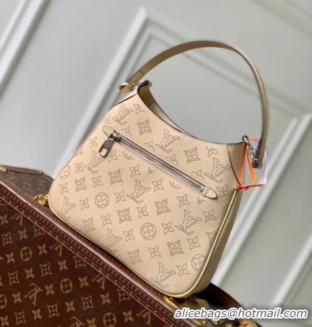 Big Discount Louis Vuitton All Around PM Bag in Perforated Mahina Leather M27336 Beige 2026