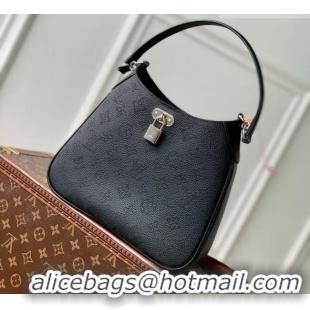 Well Crafted Louis Vuitton All Around PM Bag in Perforated Mahina Leather M27336 Black 2026