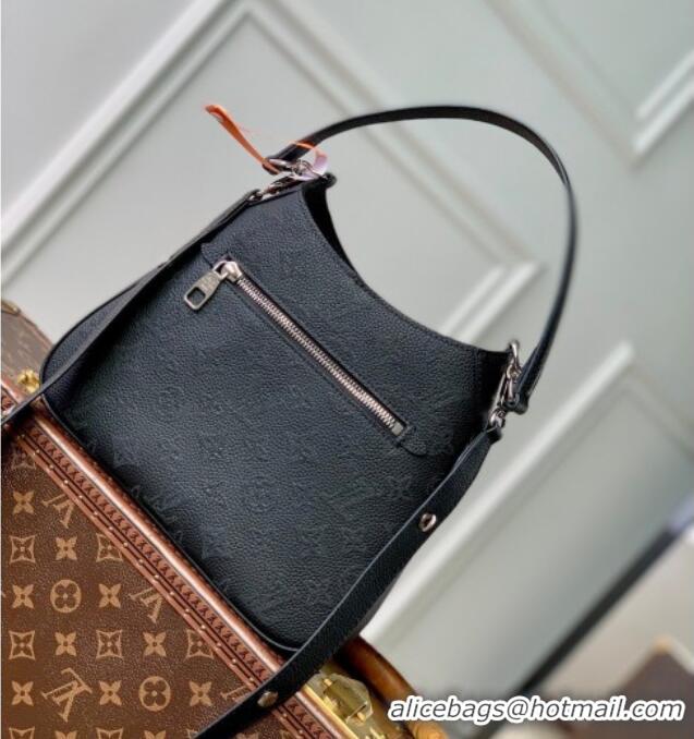 Well Crafted Louis Vuitton All Around PM Bag in Perforated Mahina Leather M27336 Black 2026