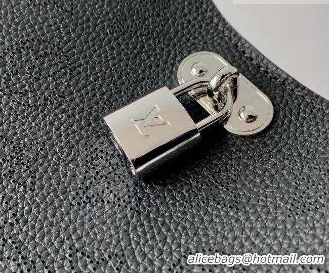 Well Crafted Louis Vuitton All Around PM Bag in Perforated Mahina Leather M27336 Black 2026