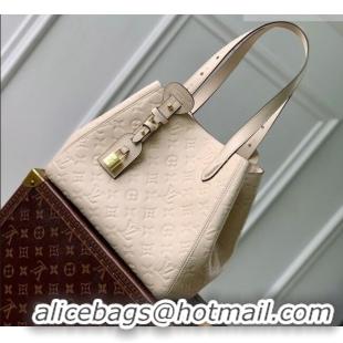 Best Price Louis Vuitton All In One PM Tote Bag in Crème White Monogram Leather M29337 2026