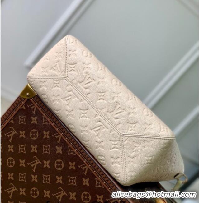 Best Price Louis Vuitton All In One PM Tote Bag in Crème White Monogram Leather M29337 2026