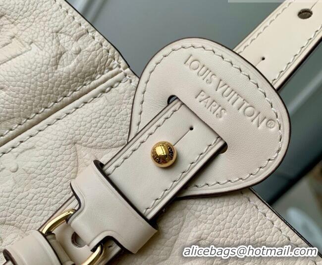 Best Price Louis Vuitton All In One PM Tote Bag in Crème White Monogram Leather M29337 2026