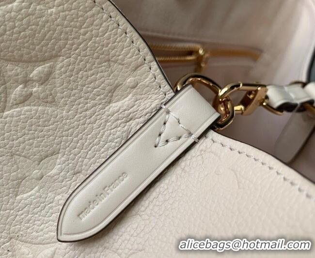 Best Price Louis Vuitton All In One PM Tote Bag in Crème White Monogram Leather M29337 2026