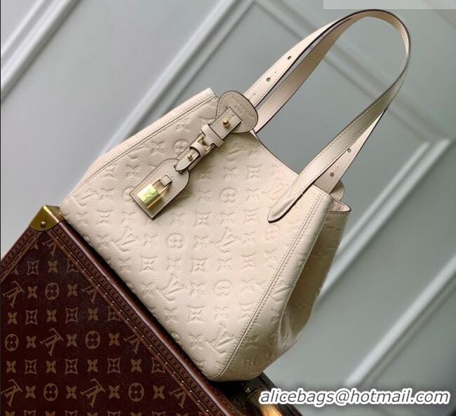 Best Price Louis Vuitton All In One PM Tote Bag in Crème White Monogram Leather M29337 2026