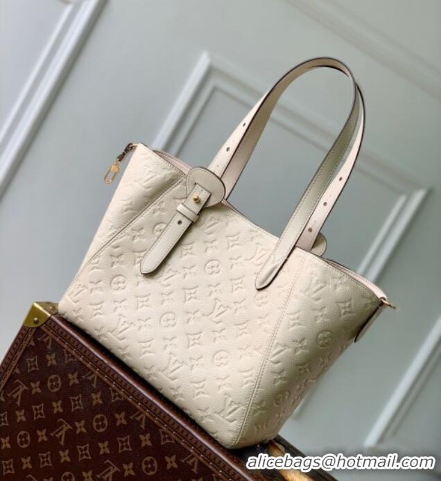 Best Price Louis Vuitton All In One PM Tote Bag in Crème White Monogram Leather M29337 2026