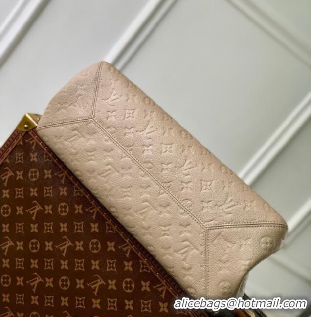 Trendy Design Louis Vuitton All In One MM Tote Bag in Tourterelle Grey Monogram Leather M25889 2026