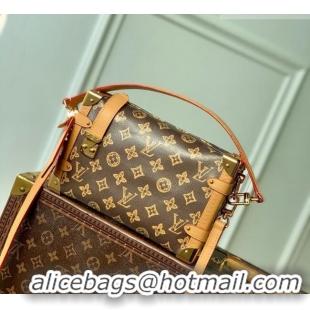 Well Crafted Louis Vuitton Side Trunk MM Bag in Dark Chocolate Monogram Origine Ebene M28386 2026