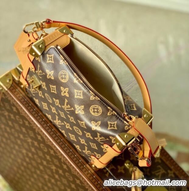 Well Crafted Louis Vuitton Side Trunk MM Bag in Dark Chocolate Monogram Origine Ebene M28386 2026