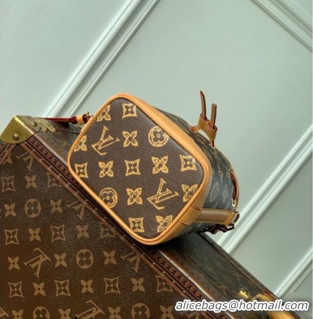 Best Price Louis Vuitton Nano Noé Bag in Dark Chocolate Monogram Origine Ebene M27699 2026