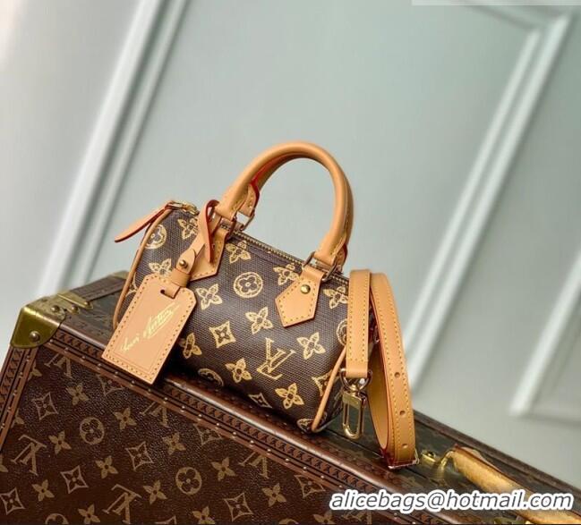 Classic Discount Louis Vuitton Nano Speedy Bag in Dark Chocolate Monogram Origine Ebene M27610 2026