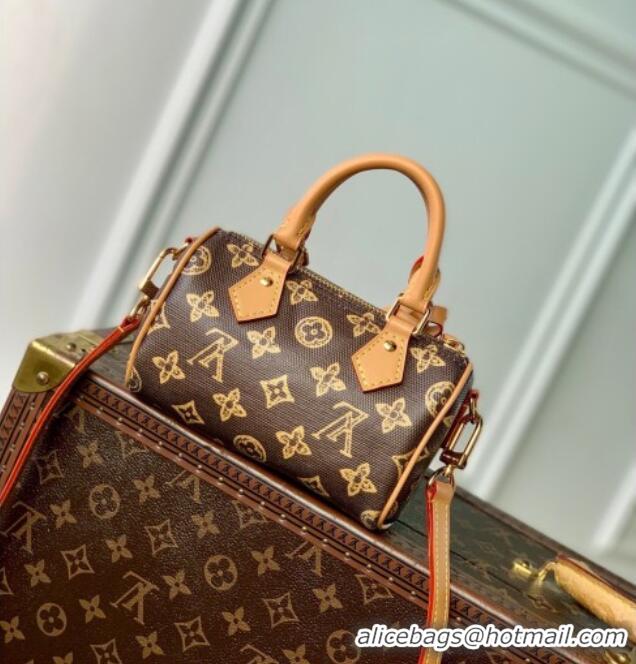 Classic Discount Louis Vuitton Nano Speedy Bag in Dark Chocolate Monogram Origine Ebene M27610 2026