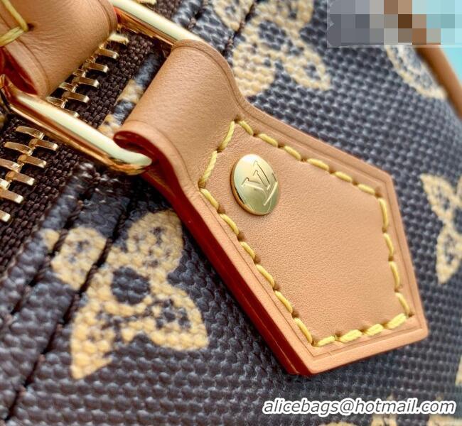 Classic Discount Louis Vuitton Nano Speedy Bag in Dark Chocolate Monogram Origine Ebene M27610 2026