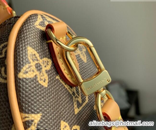 Classic Discount Louis Vuitton Nano Speedy Bag in Dark Chocolate Monogram Origine Ebene M27610 2026