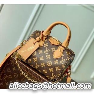 Buy Discount Louis Vuitton Speedy Trunk 20 Bag in Dark Chocolate Monogram Origine Ebene M28102 2026