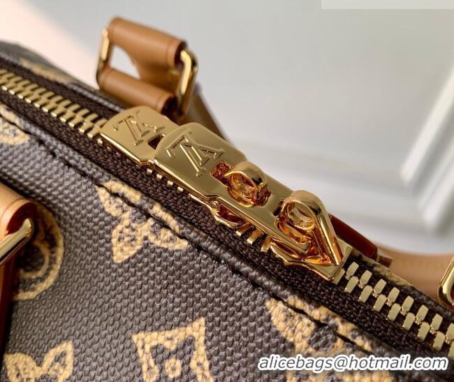 Buy Discount Louis Vuitton Speedy Trunk 20 Bag in Dark Chocolate Monogram Origine Ebene M28102 2026