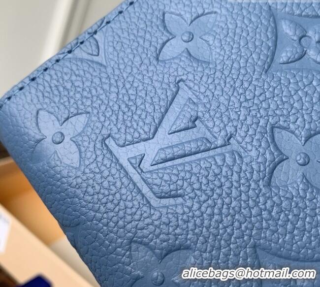 Fashion Discount Louis Vuitton Margot Wallet in Monogram Leather M27757 Blue Jean 2026