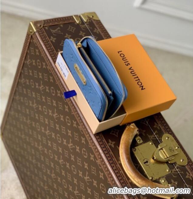 Fashion Discount Louis Vuitton Margot Wallet in Monogram Leather M27757 Blue Jean 2026