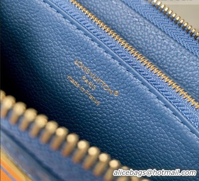 Fashion Discount Louis Vuitton Margot Wallet in Monogram Leather M27757 Blue Jean 2026