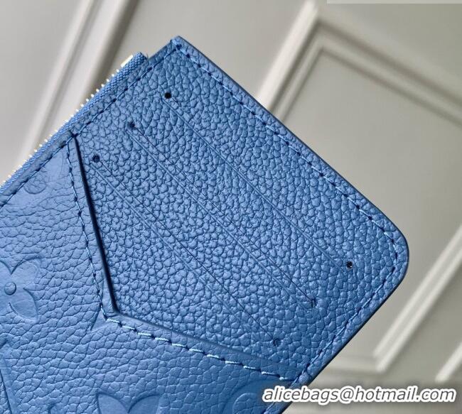 Good Looking Louis Vuitton Romy Card Holder in Monogram Leather M27758 Blue Jeans 2026