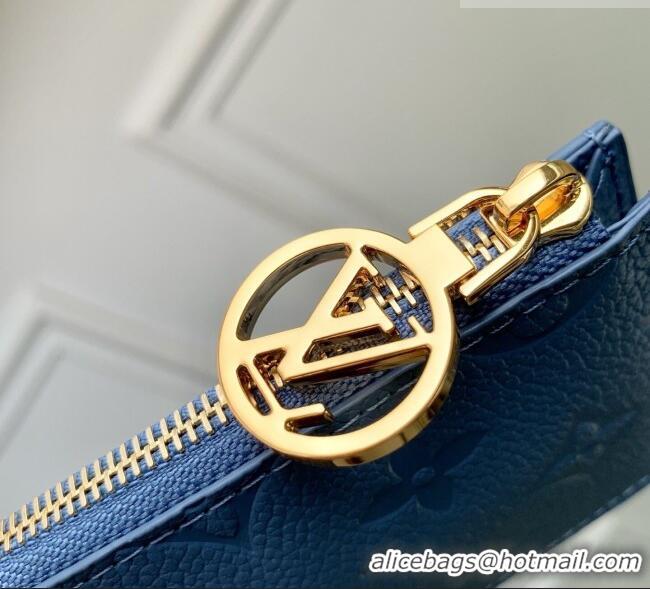 Good Looking Louis Vuitton Romy Card Holder in Monogram Leather M27758 Blue Jeans 2026
