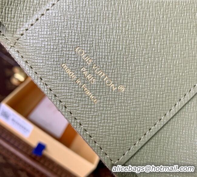 Good Quality Louis Vuitton Victorine Wallet in Monogram Denim M27707 Khaki Green 2026